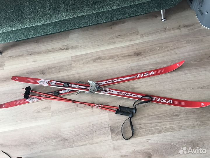 Лыжи беговые и ботинки