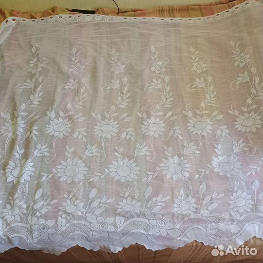 Тюль белый р.230*120