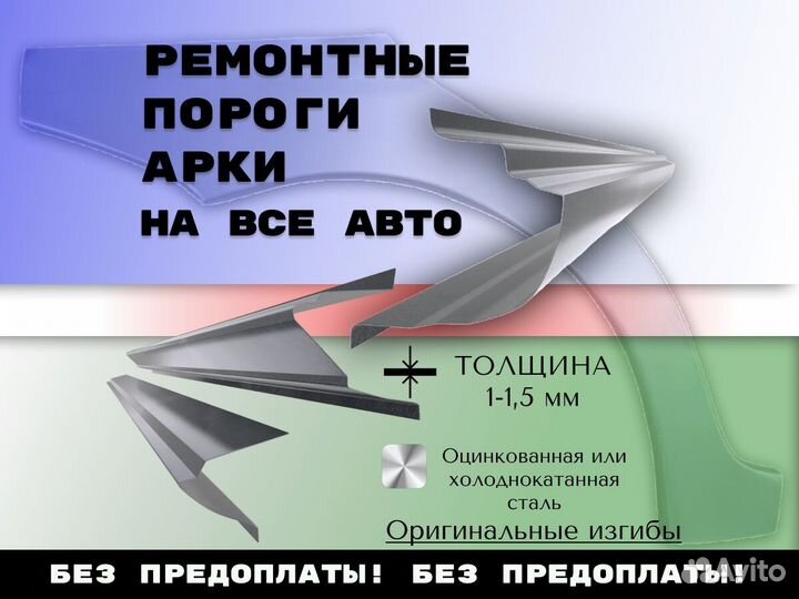 Ремонтные арки Kia Carnival 3