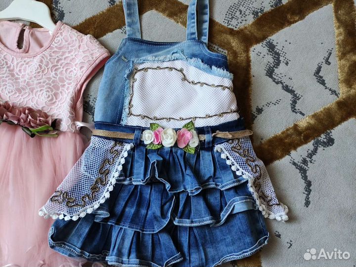 Платье для девочки 86