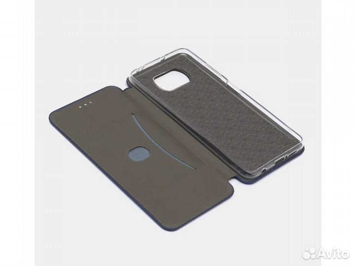 Книжка бархатная poco X3 Темно-Синий