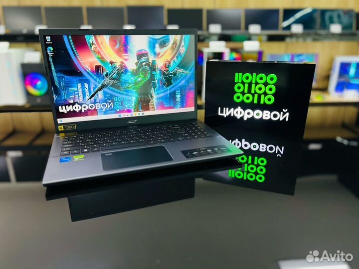 Игровой ноутбук Acer Core i5-12450H/RTX 2050 4gb