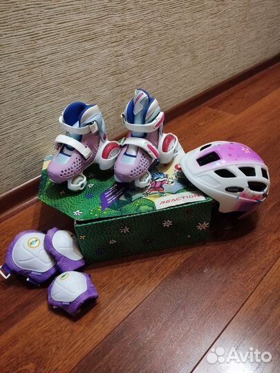 Роликовые коньки детские раздвижные