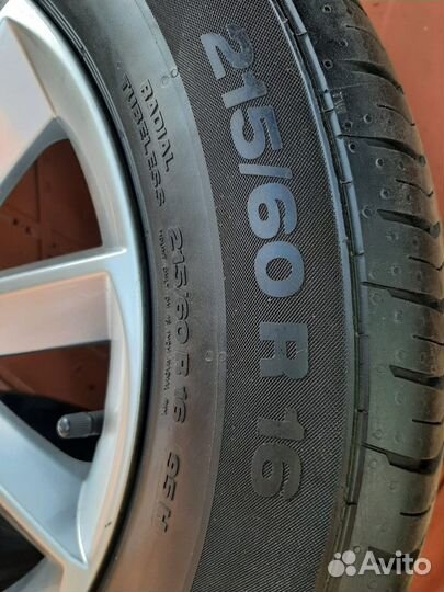 Комплект летней резины r16 на литых дисках