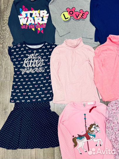 Одежда 122 128 пакетом для девочки