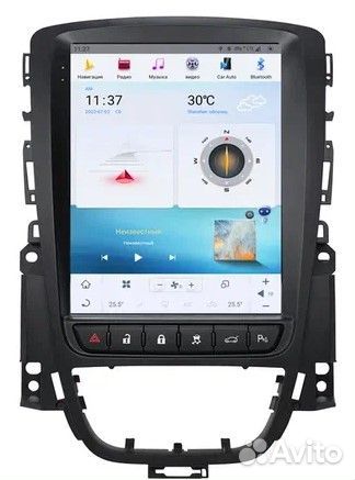 Магнитола Tesla Opel Astra J 2010–2015