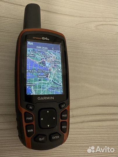 Garmin Gpsmap 64s в упаковке новый