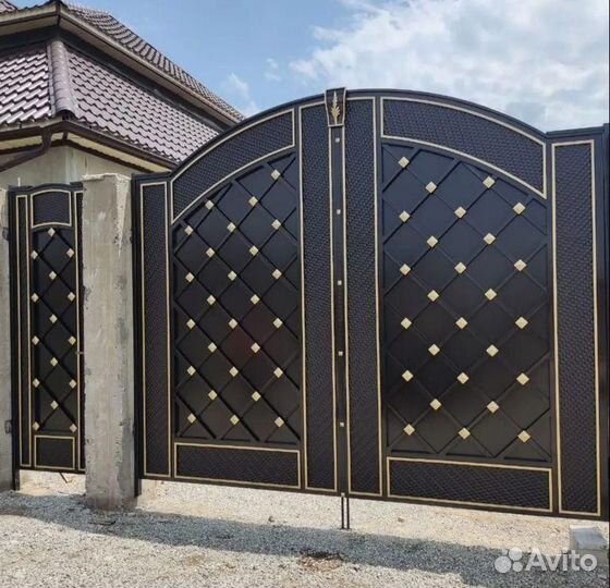 Ворота кованые