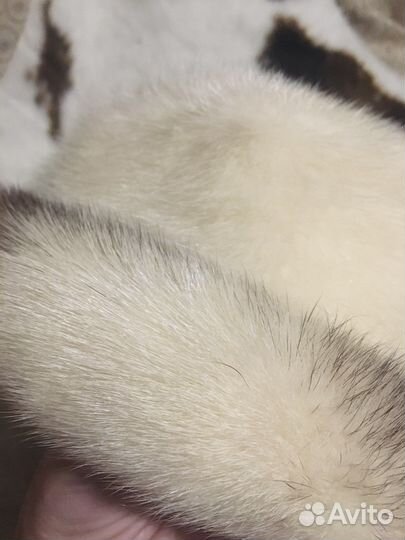 Шапка норковая женская светлая