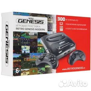 Ретро-консоль Retro Genesis Modern + 300 игр