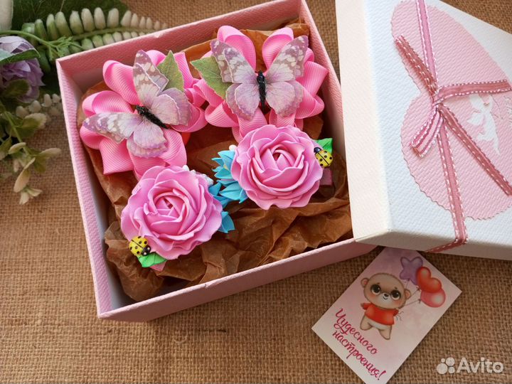 Резинки для волос набор