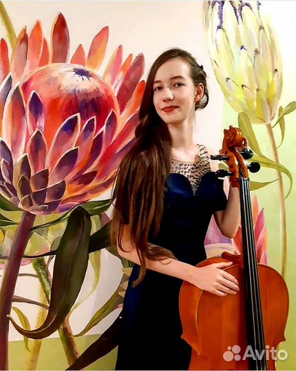 Репетитор по виолончели, игра на виолончели