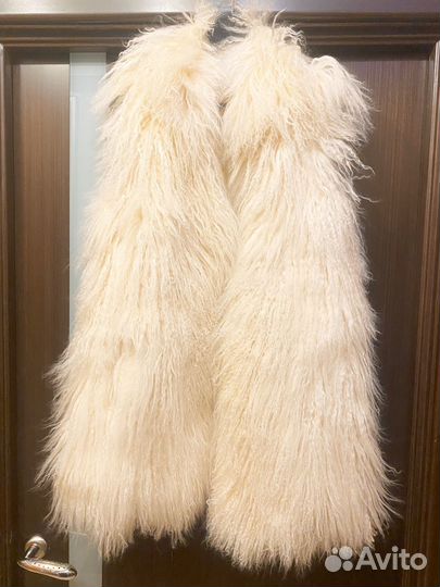 Жилет из натуральной ламы