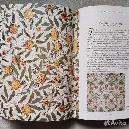 Винтажная книга Уильям Моррис William Morris
