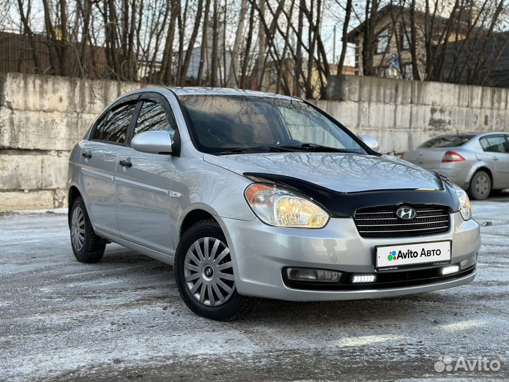 Hyundai Verna 1.4 AT, 2006, 198 000 км
