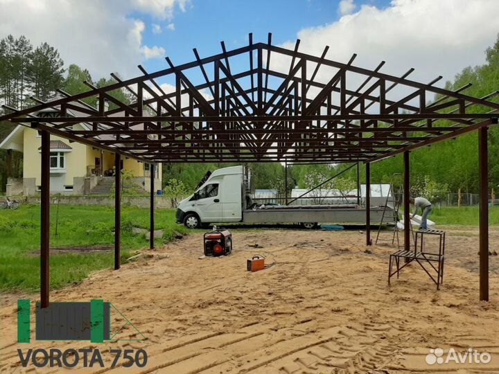 Откатные ворота,с автоматикой под ключ