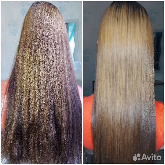 Кератиновое выпрямление