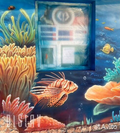 Роспись стен в интерьере Ростов-на-Дону