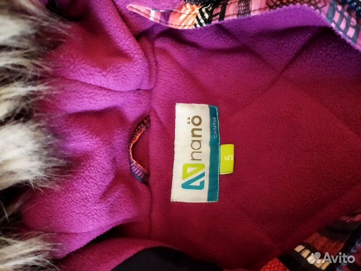 Куртка зимняя для девочки 5 лет nano