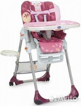 Стульчик для кормления Chicco Polly 2 в 1 (Новый)