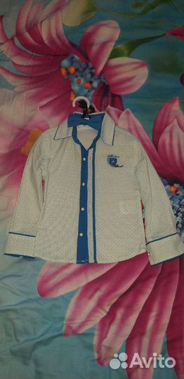 Рубашка с бабочкой