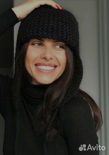 Шапка женская ушанка