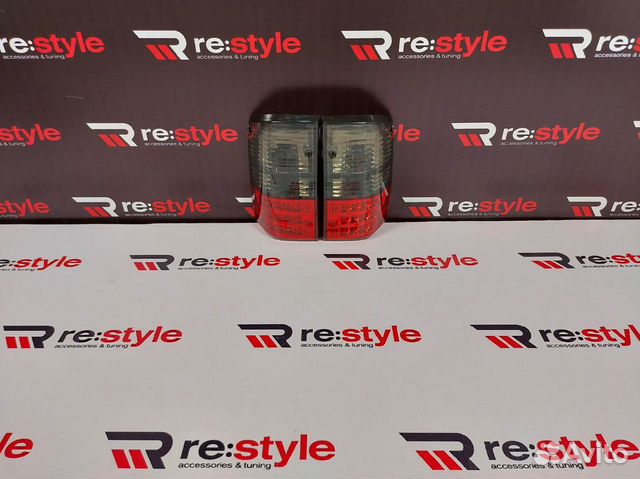 Стопы Nissan Safari 60 Красно-Черные Диодные R2264