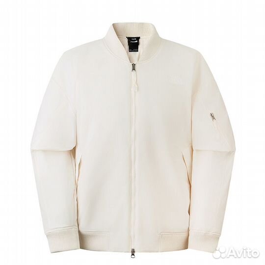 THE north face Puffer Jackets Men Sand Dune White (L)(34)