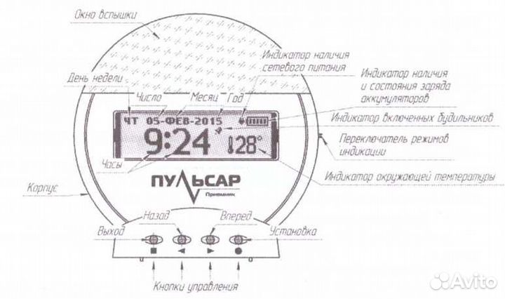 Сигнализатор дл слабослышащих и глухих пульсар 3