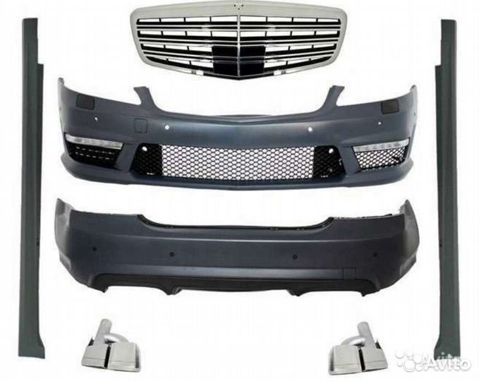 Обвес w221 S63 AMG