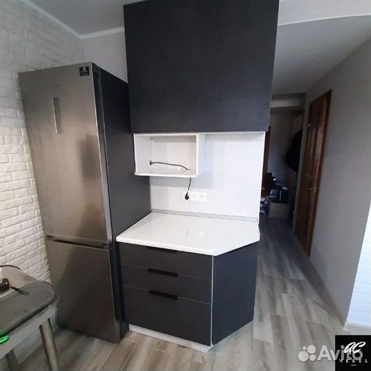 Кухня под заказ черная