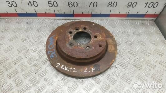 Диск тормозной задний land rover discovery 3 (ZKR1