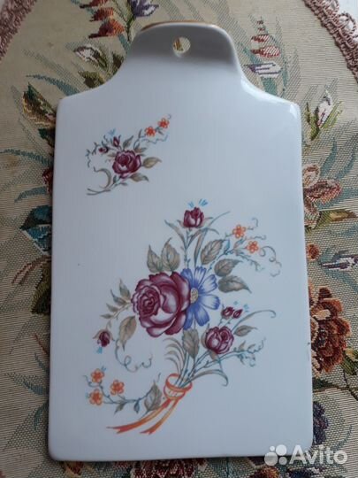 Фарфоровая Сырная доска Дулёво