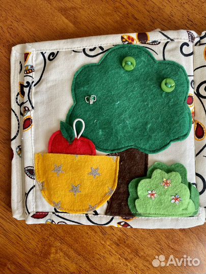 Развивающая книжка из фетра для деток