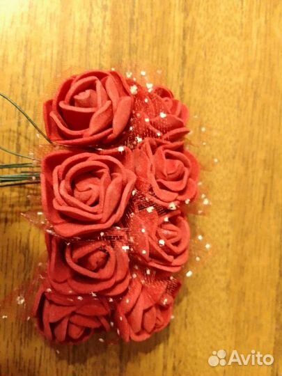 Розочки из фоамирана