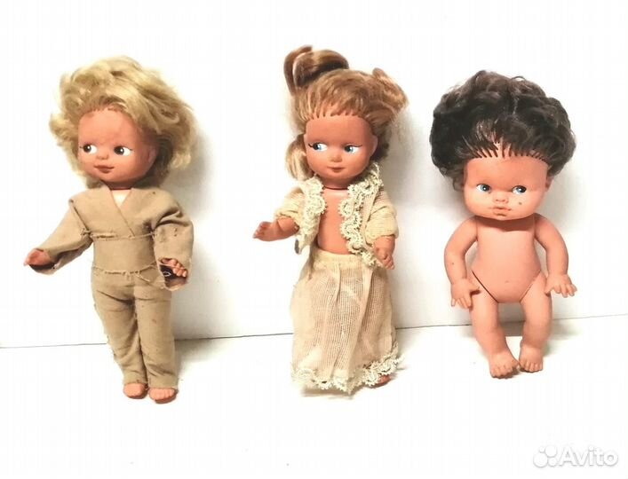 Куклы советские СССР. Резиновые
