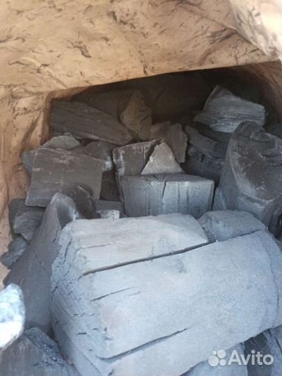 Уголь березовый в мешках крупный