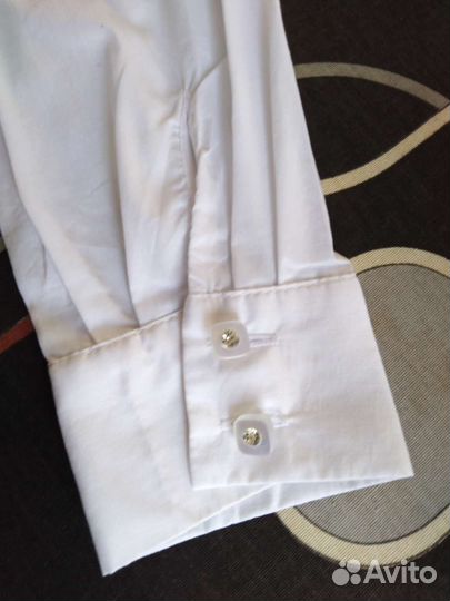 Рубашка школьная для девочки 8-9 лет