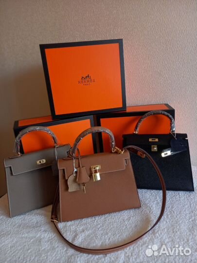 Сумка женская натуральная кожа hermes