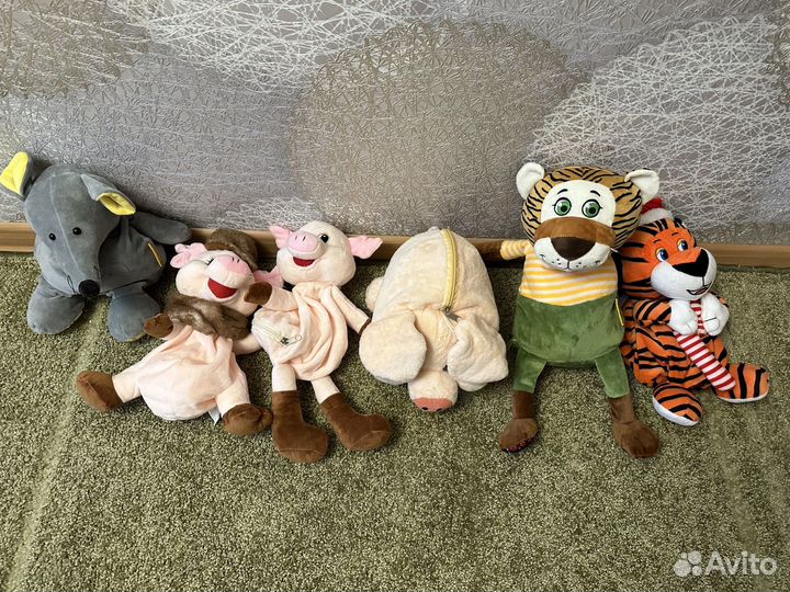 Мягкие игрушки и пупс