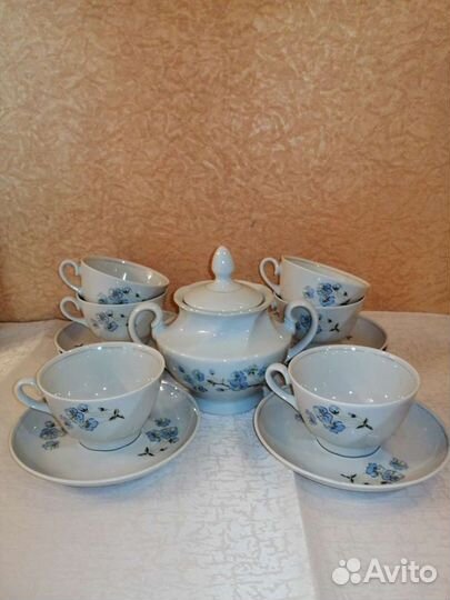 Чайный сервиз Рижский RPR 50-70годы