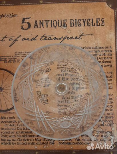 Ваза бокал/кубок времени СССР для конфет, хрусталь