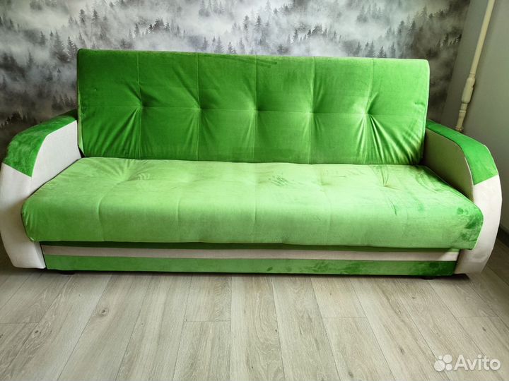 Диван книжка Феникс зеленый