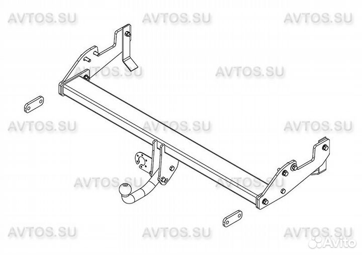 Фаркоп на toyota hilux (2005)