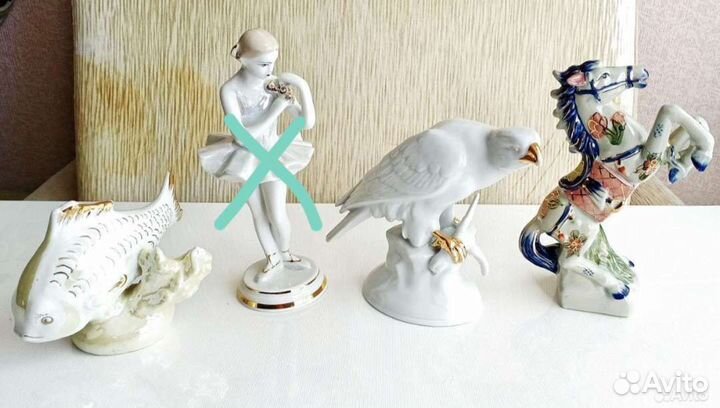Фарфоровые статуэтки 1950-70-х гг
