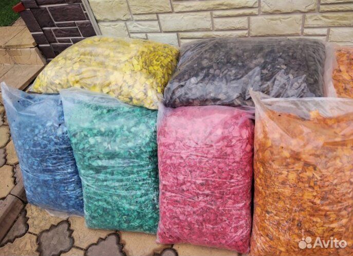 Щепа в мешках для декора сосновая 2-4см