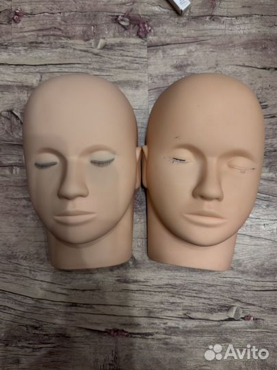 Голова-манекен для наращивания ресниц