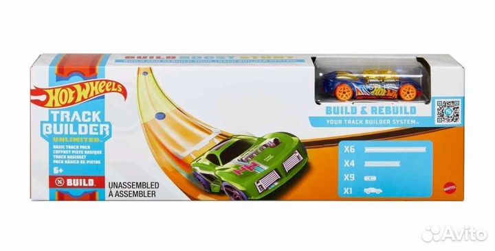 Трек Hot Wheels Track Builder GVG10 и GVG13
