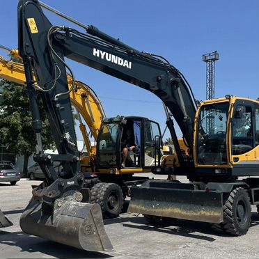 Аренда услуги колесного экскаватора JCB