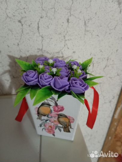 Розы из фоамирана